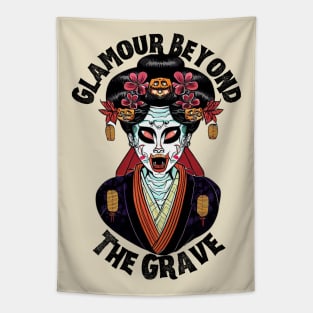 Graveyard Halloween Tapestry