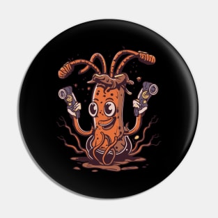 Happy Cordyceps Pin