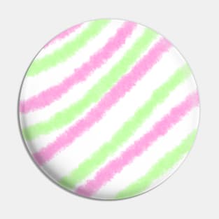 Pink green watercolor lines art Pin