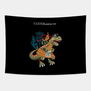 Clanosaurus Rex ULSTERsaurus Plaid Ulster Irish Ireland Family Tartan Tapestry