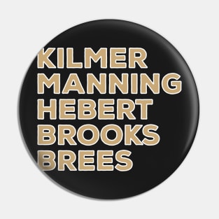 Black and Gold QBs Pin