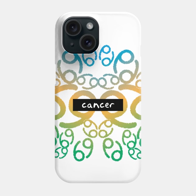 Cancer Phone Case by west13thstreet