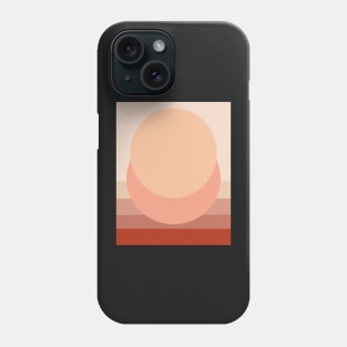 Minimal Sunset #3 - Abstract Art Print Phone Case