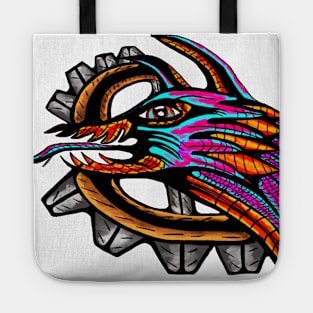 Neon Dragon Tote