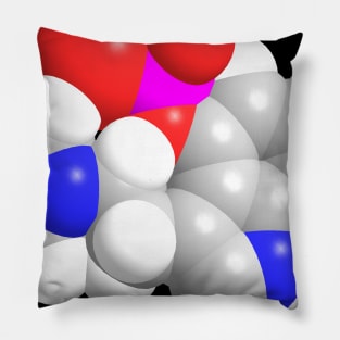 Psilocybin Molecule Chemistry Pillow