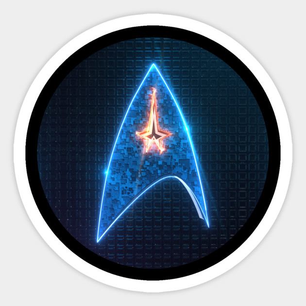 Star Trek Emblem Startrek Logo Sticker Teepublic