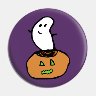 Haunted pumpkin Pin