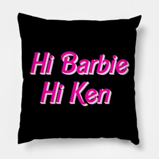 Hi Barbie Hi Ken Pillow