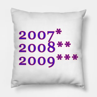 Historical Asterisk Pillow