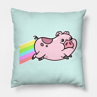 Happy Rainbow Pig Pillow