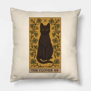 The Clover - Cats Tarot Pillow