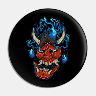 Oni Mask Pin