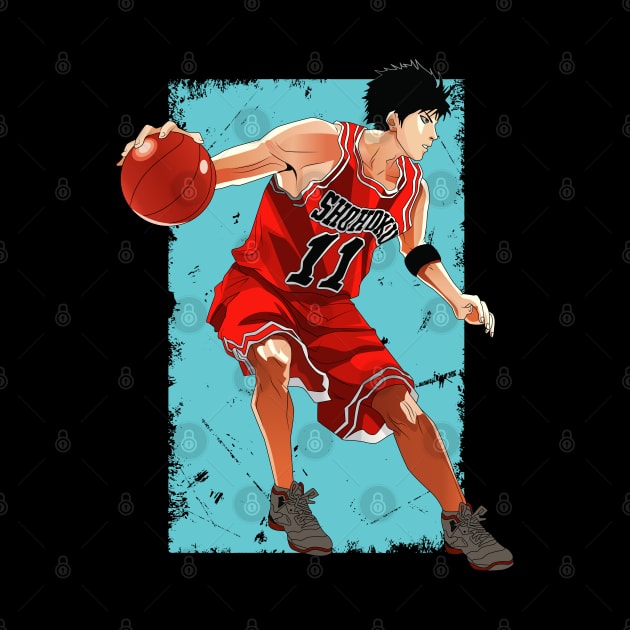 Slam Dunk - Rukawa by Hala Art