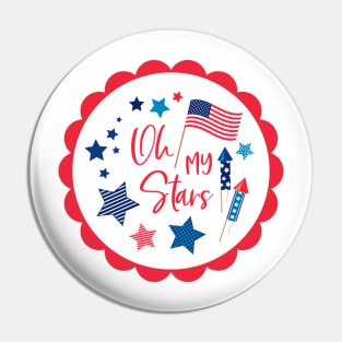 Oh My Stars Pin