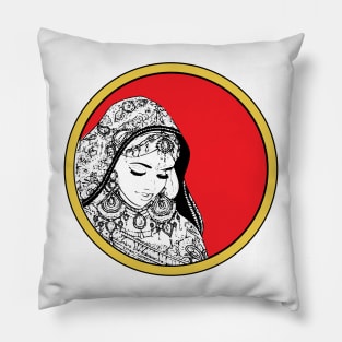 Indian Bride Pillow