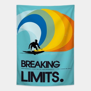 Surf Breaking Limits Tapestry