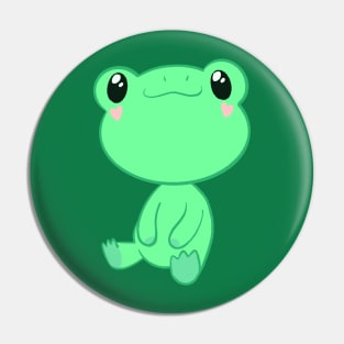 Silly Cute Frog Pin