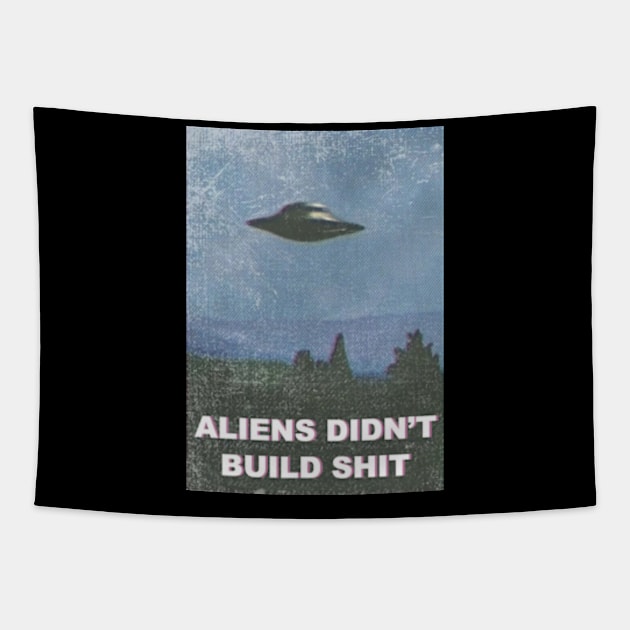 aliens didn't build shit Tapestry by BanyakMau