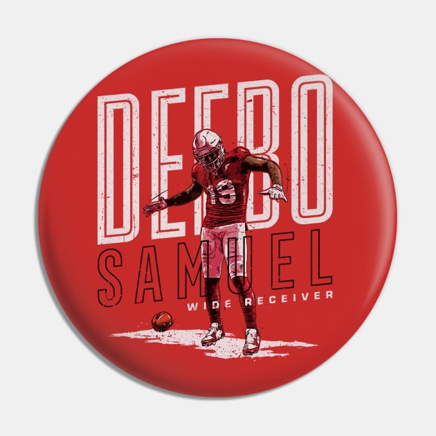 Deebo Samuel Celebration San Francisco Pin by Chunta_Design