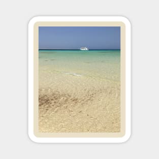 Yacht Sea Print Magnet