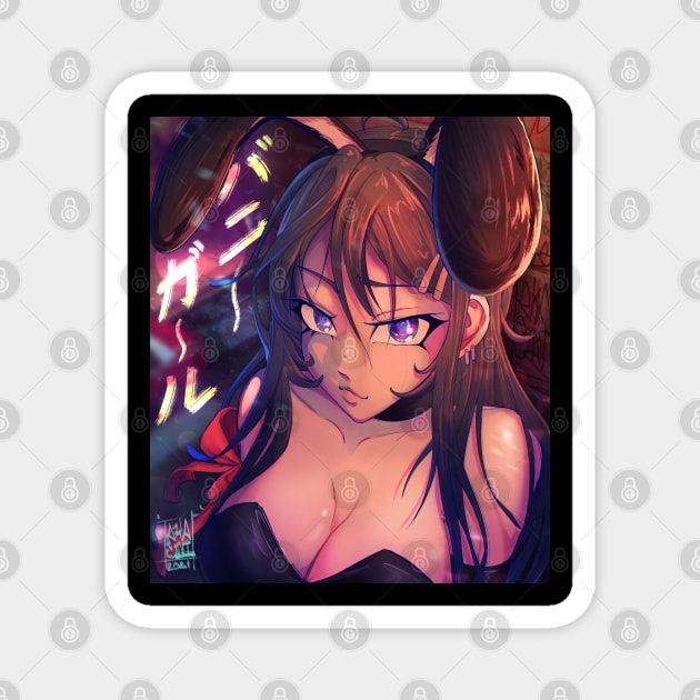 BUNNY GIRL SENPAI~ Magnet by AkaOni 