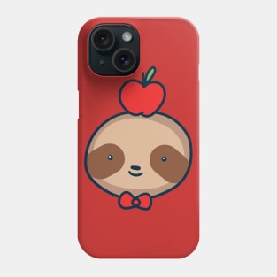 Bow Tie Sloth Face Phone Case