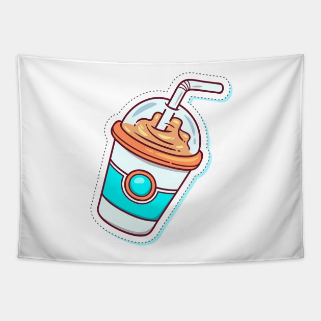 iced coffee Tapestry by timegraf