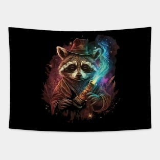 fantasy racoon Tapestry