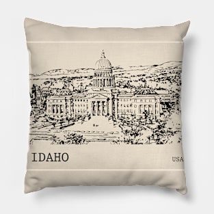 Idaho State USA Pillow