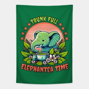 Matcha Elephant Tapestry