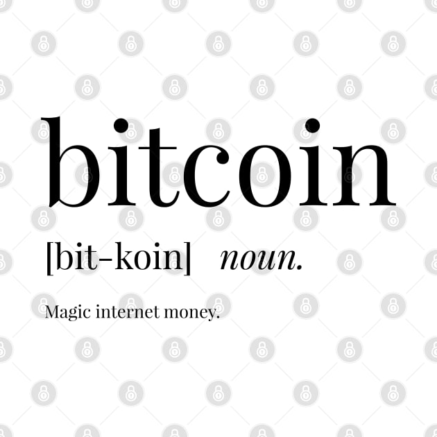 Bitcoin Definition by definingprints