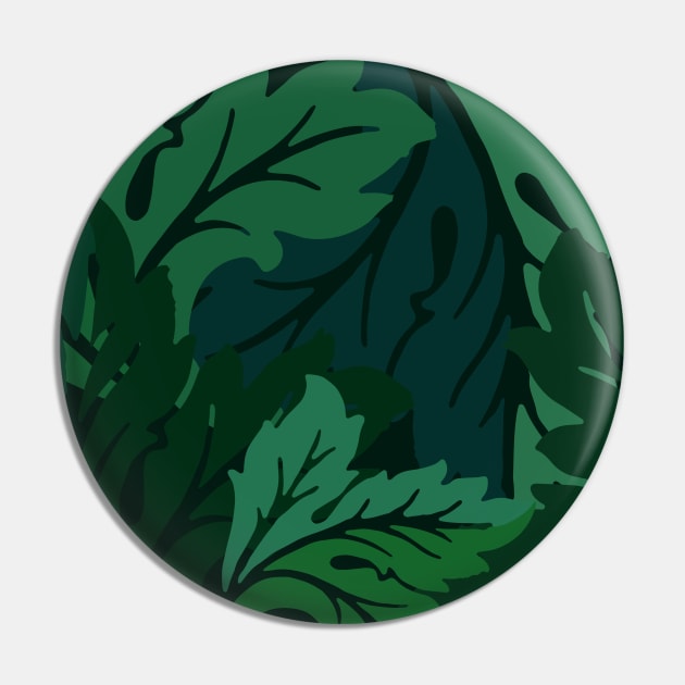 Leaves Pin by SanjStudio