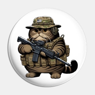 Tactical Cat Pin