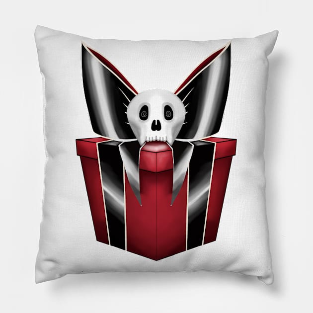 "Creepy Christmas!! Creepy - cute!! *giggle*" Pillow by AnnaBlackDragon