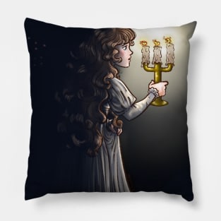 A Haunting Night Pillow