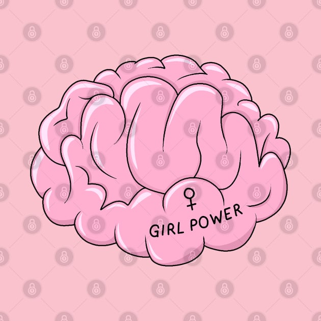 Girl Power Brain by valentinahramov