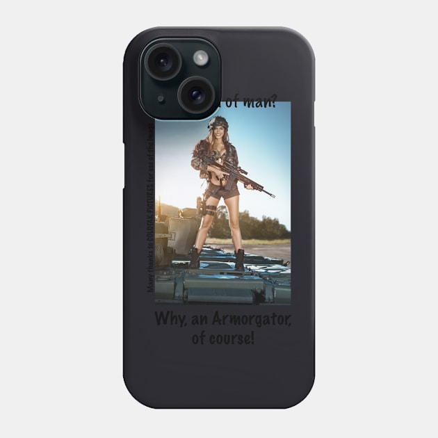 Armorgator Babe 14 - Transparent Phone Case by Armorgators