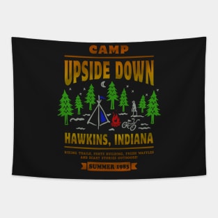 Camp Upside Down Tapestry