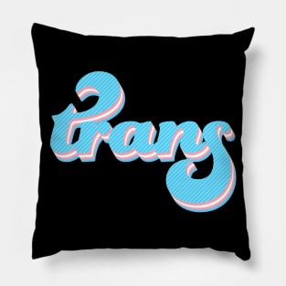 trans pride! Pillow