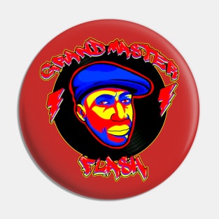 Grandmaster flash Colorful Pin