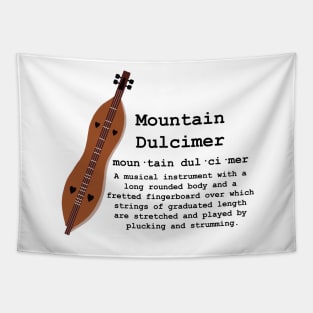 Smart People Play Mountain Dulcimer Tapestry