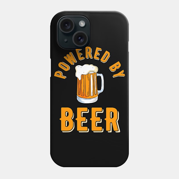 Powered By Beer Phone Case by thriftjd