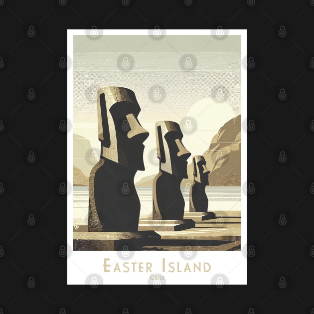 Mystical Easter Island Moai Statues in Chile by POD24