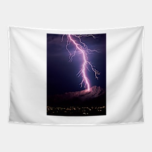 Lightning over Tucson (E145/0292) Tapestry