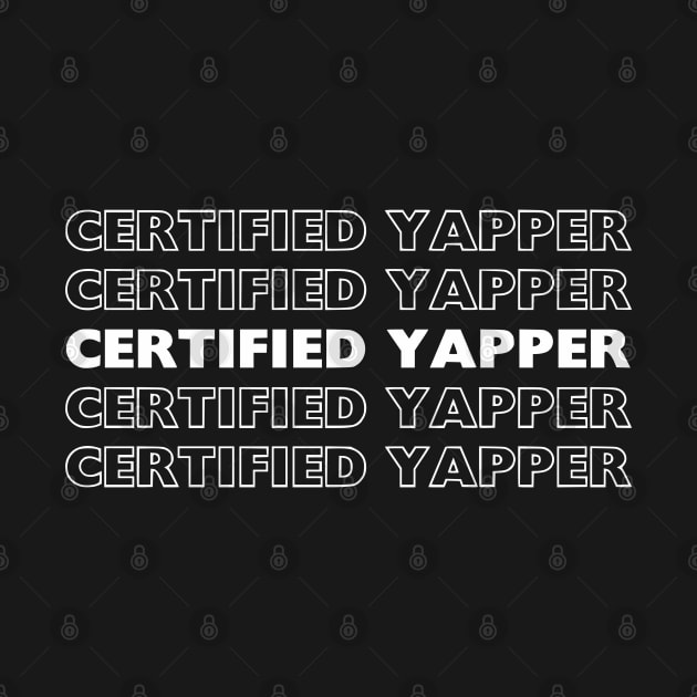 Certified Yapper Funny Aesthetic Yapper Meme by Shopinno Shirts