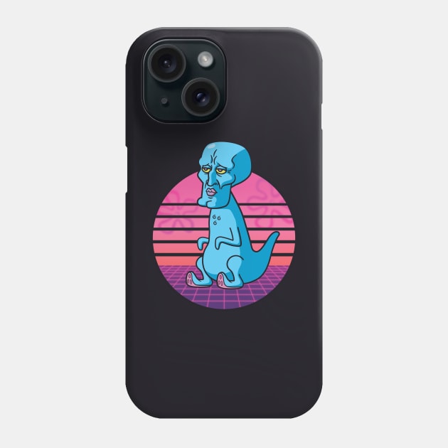 Handsome Squidasaurus Rex Phone Case by narmidude