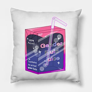 Gender Fluid Juice Pride Juice Box Pillow