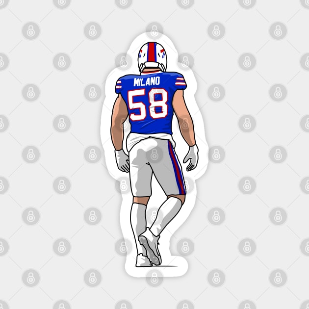 matt the linebacker Magnet by rsclvisual