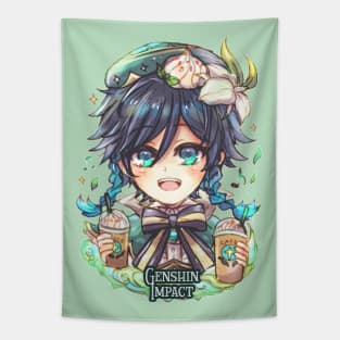 Genshin Impact Bois:Venti Tapestry