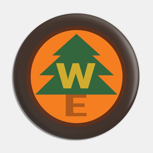 Wilderness Explorer design Pin by Sametheridge